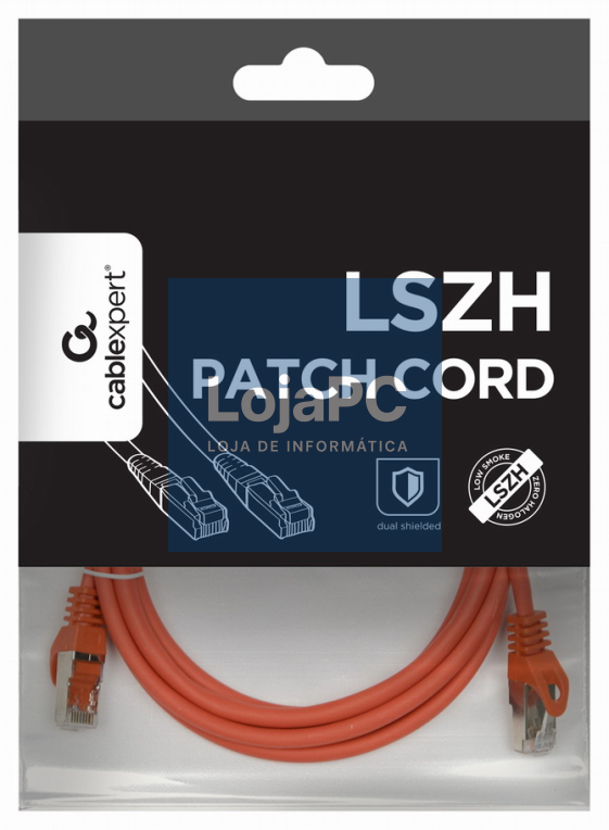 Gembird PP6A-LSZHCU-R-2M cabo de rede Vermelho Cat6a S/FTP (S-STP)