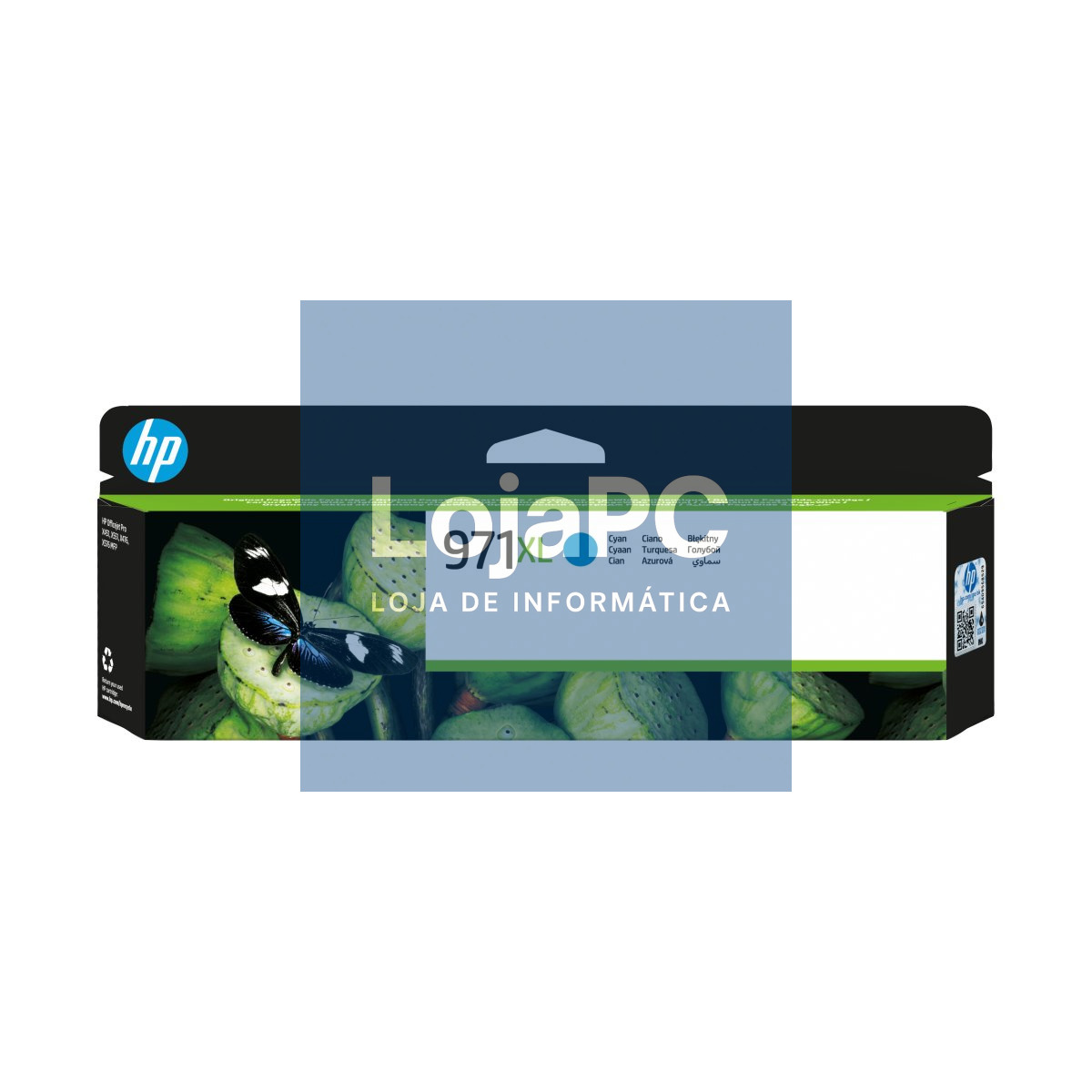 HP 971XL original Ink cartridge CN626A cyan
