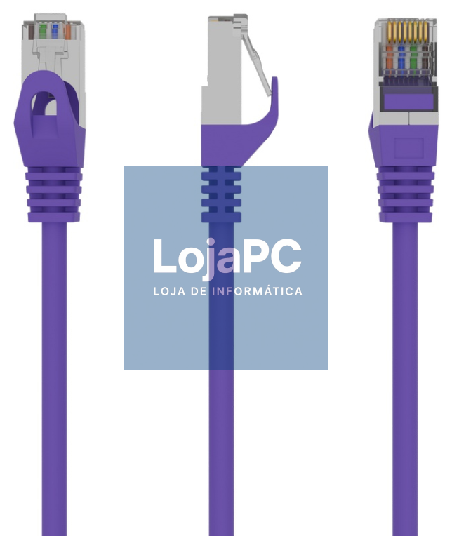 Gembird RJ45/RJ45 Cat6 0.5m cabo de rede Púrpura 0,5 m F/UTP (FTP)