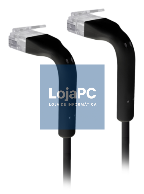 Ubiquiti U-CABO-PATCH-8M-RJ45-BK cabo de rede Preto Cat6