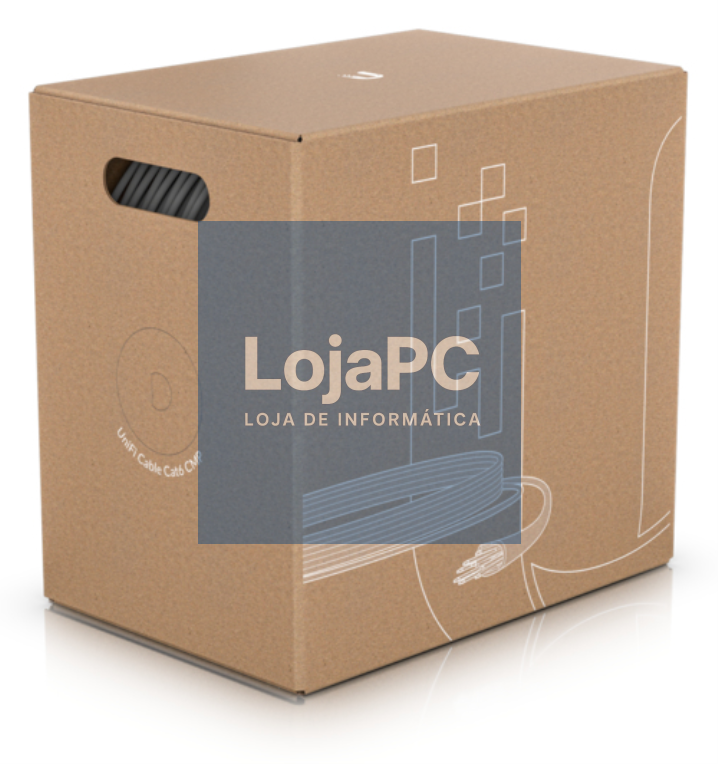 Ubiquiti U-Cabo-C6-CMP cabo de rede Branco 305 m Cat6 U/UTP (UTP)