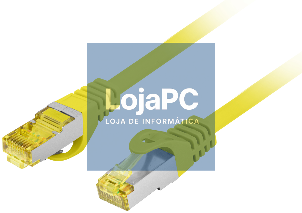 Lanberg PCF6A-10CU-0300-Y cabo de rede Amarelo 3 m Cat6a S/FTP (S-STP) Alrededor