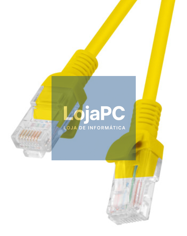 Lanberg PCU6-10CC-0050-Y cabo de rede Amarelo 0,5 m Cat6 U/UTP (UTP)