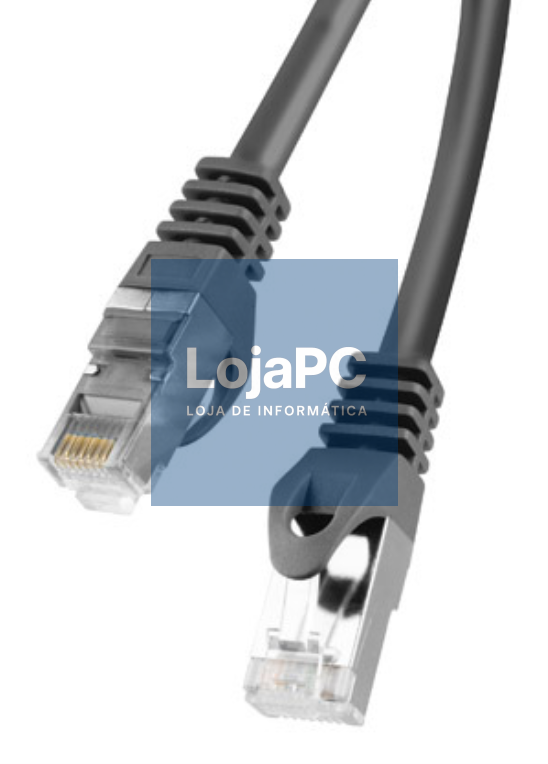 Lanberg PCF6-10CC-0100-BK cabo de rede Preto 1 m Cat6 F/UTP (FTP)