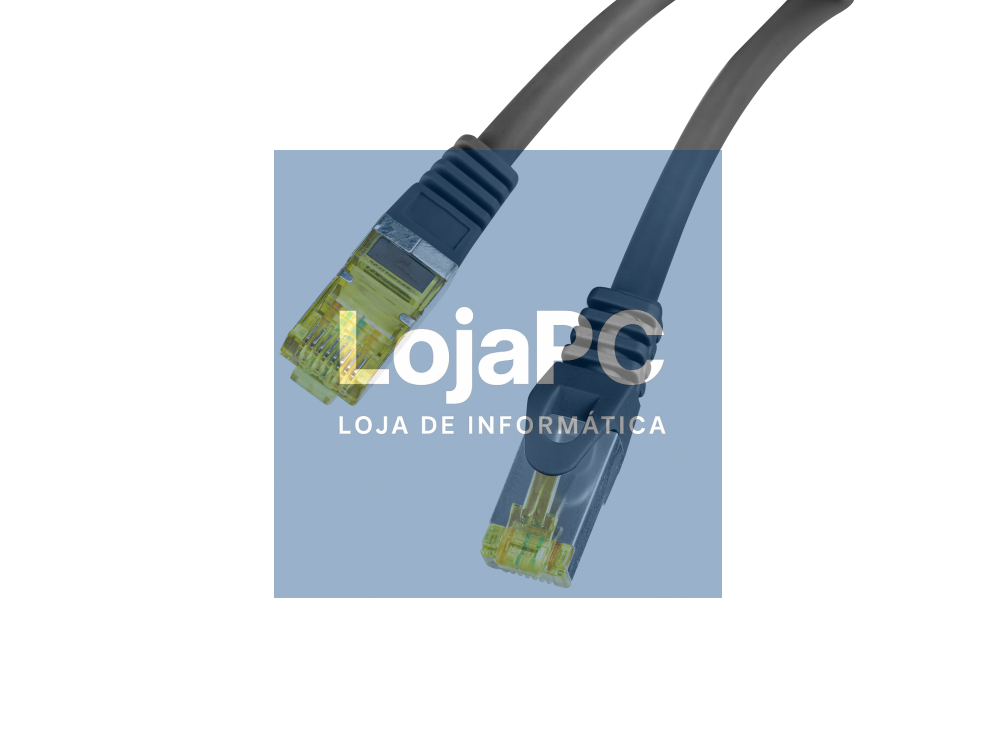 Lanberg PCF6A-10CU-0050-BK cabo de rede Preto 0,5 m Cat6a S/FTP (S-STP)