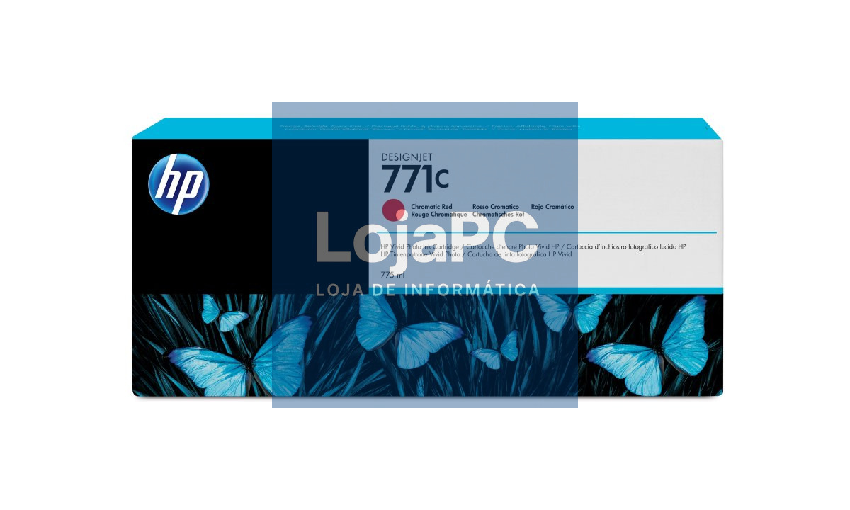HP 771C original Ink cartridge chromatic red standard capacity 775ml 1-pack