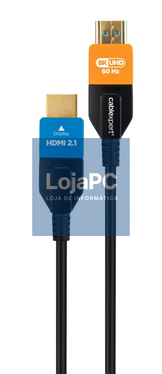 Gembird CC-HDMI8K-AOC-5M cabo HDMI HDMI tipo A (Padrão) Preto, Azul, Laranja