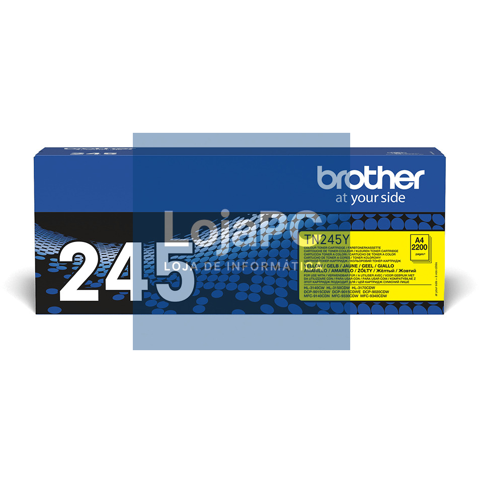 BROTHER TN245Y HL-3140CW/3150CDW/3170CDW toner yellow high capacity 2.200 pages 1-pack