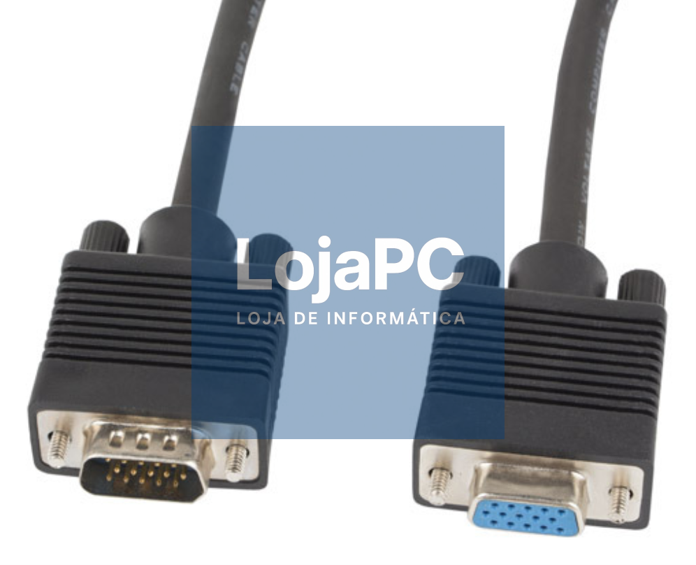 Lanberg CA-VGAC-10CC-0030-B+ cabo VGA 3 m VGA (D-Sub) Preto