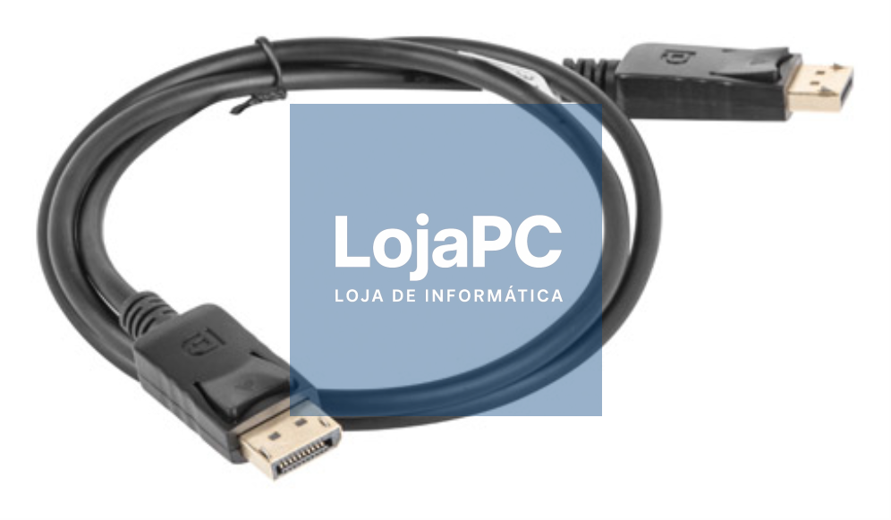 Lanberg CA-DPDP-10CC-0010-BK cabo DisplayPort 1 m Preto