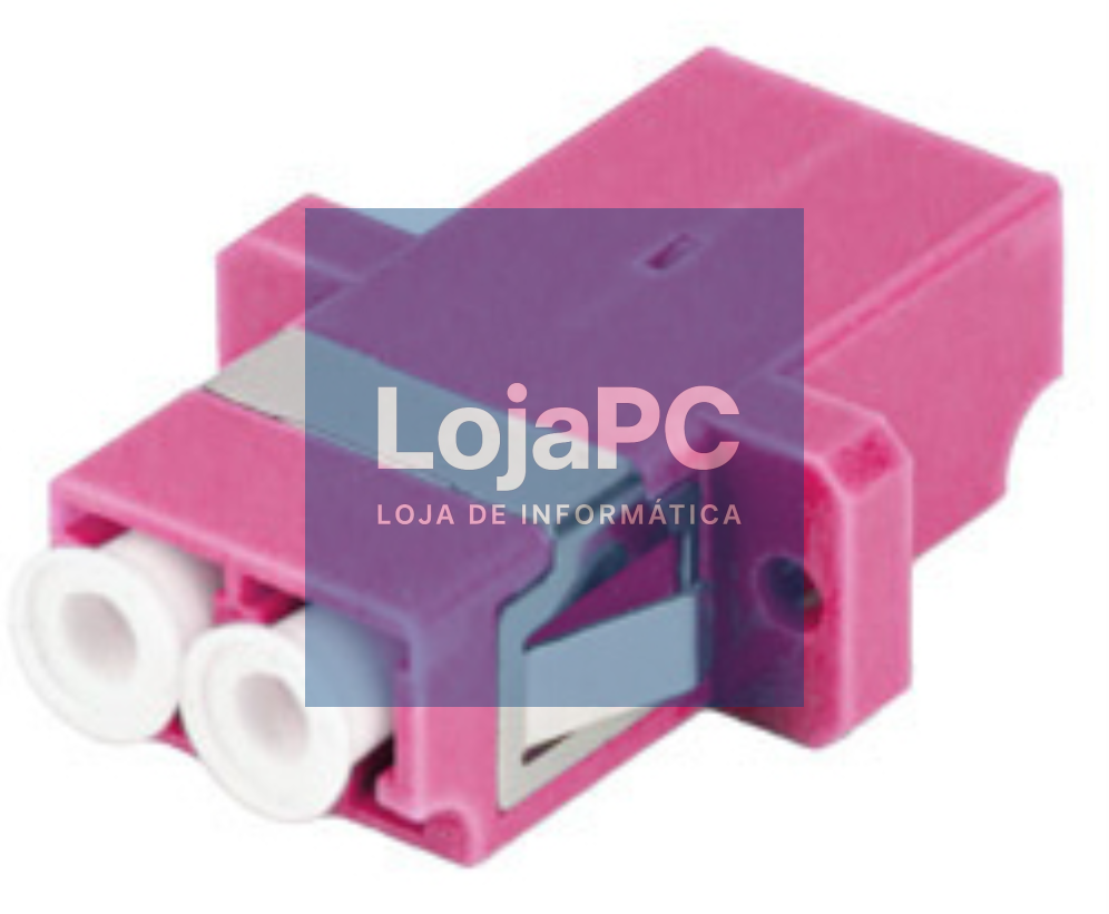 Lanberg FA-LCUP-MD41-0001-VT adaptador de fibra óptica LC 1 pieza(s) Púrpura, Branco