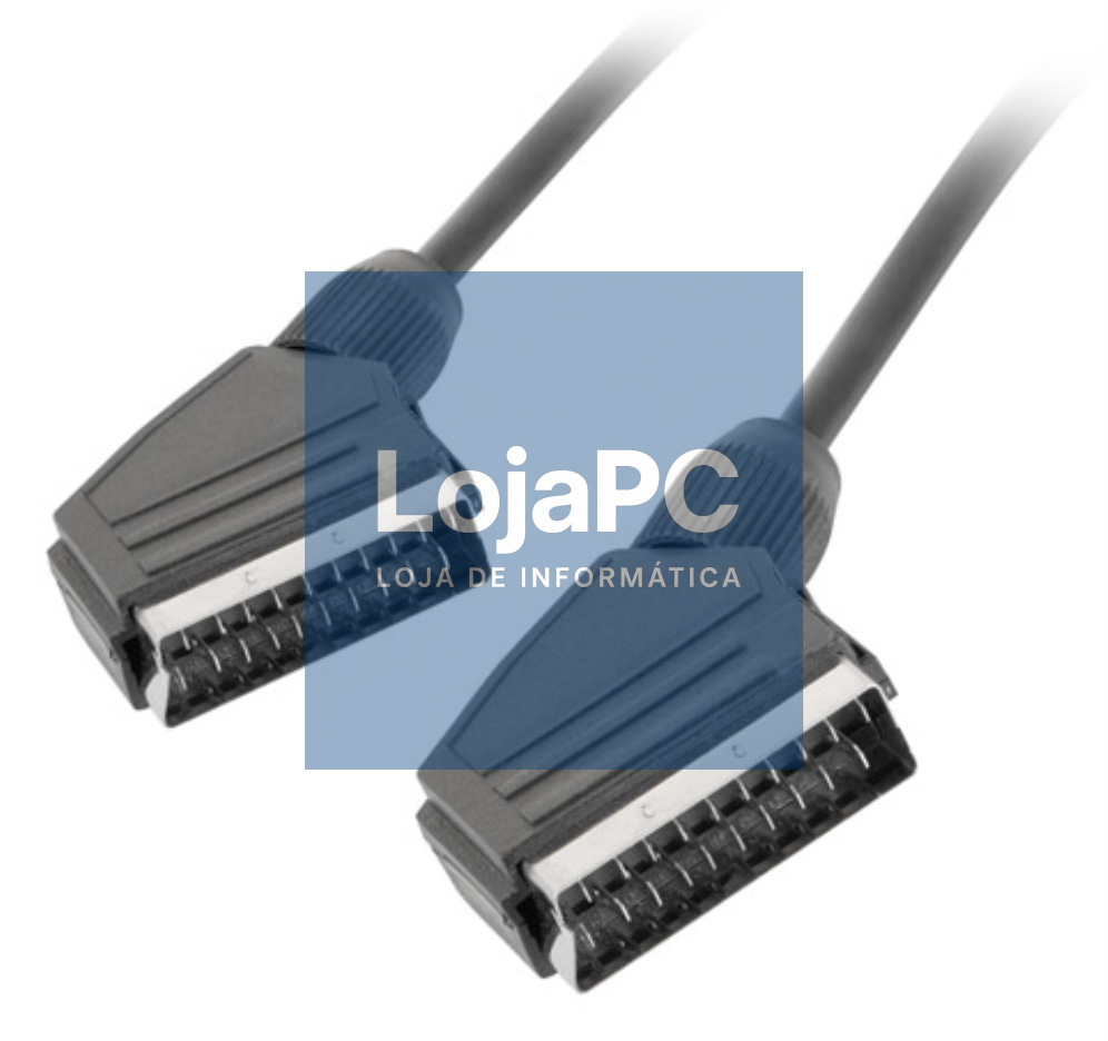 Lanberg CA-EUEU-10CC-0018-BK cabo EUROCONECTOR 1,8 m SCART (21-pin) Preto