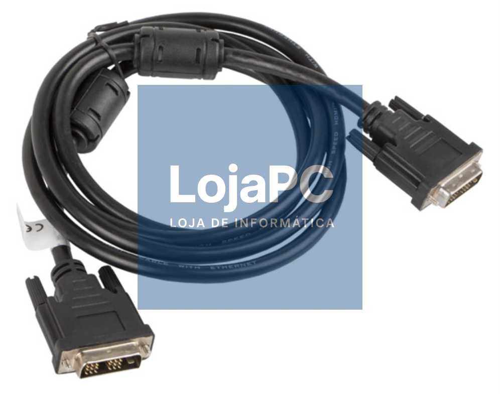 Lanberg CA-DVIS-10CC-0018-BK cabo DVI 1,8 m DVI-D Preto