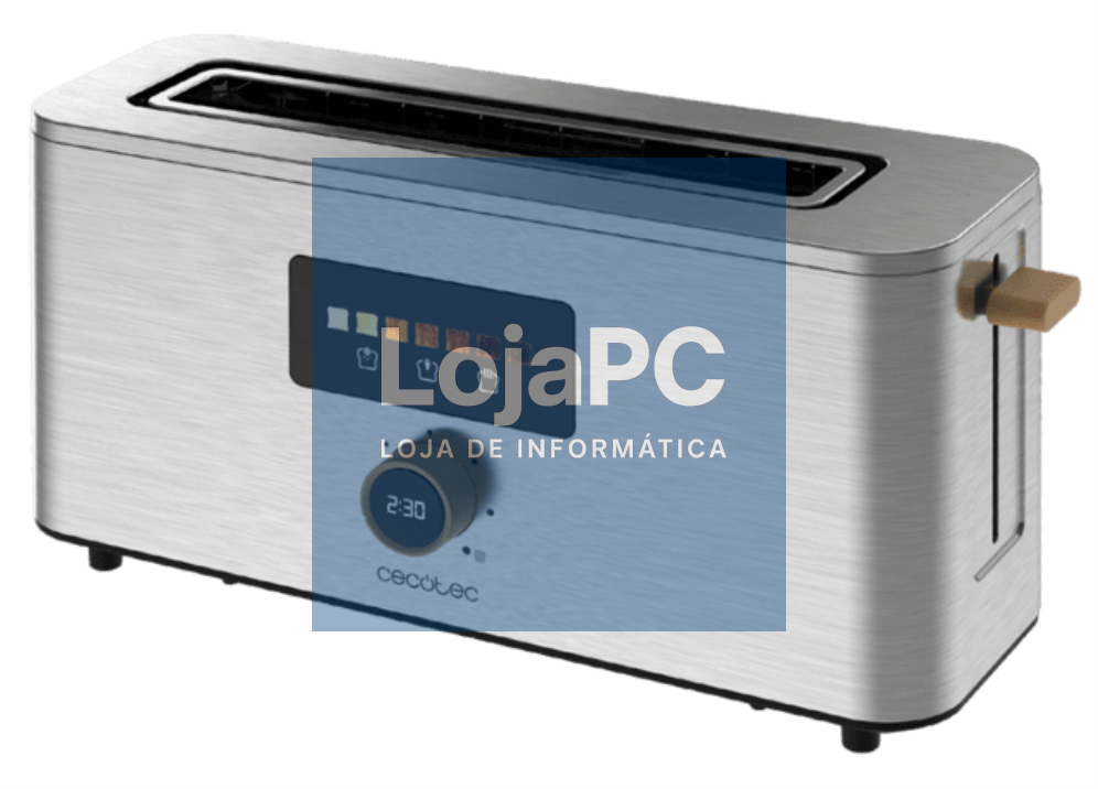 Cecotec 04845 tostadora 7 2 rebanada(s) 1000 W Acero inoxidable