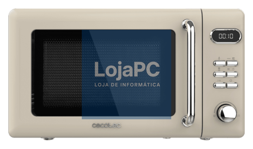 Cecotec 01714 microondas Beige Microondas com grill Encimera 20 L 700 W