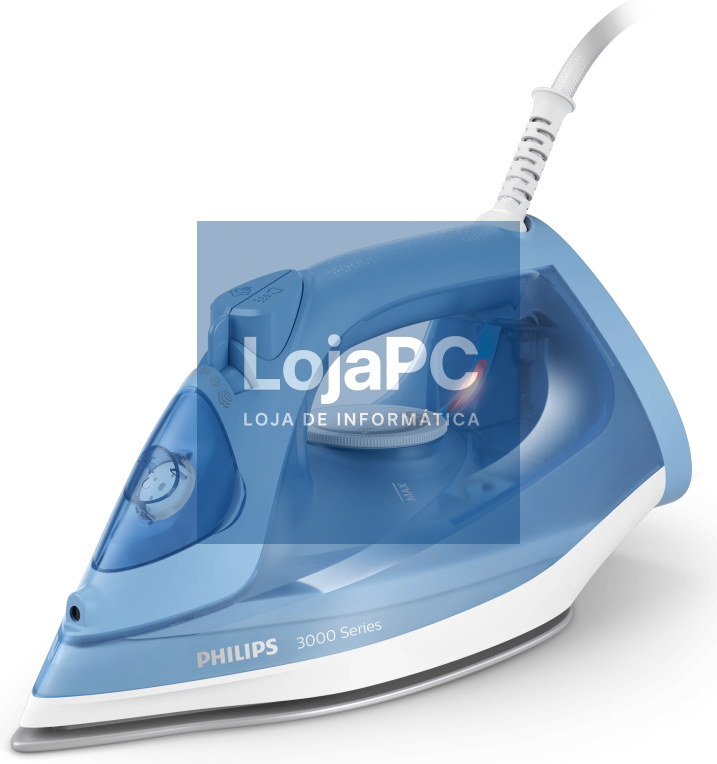 Philips 3000 series DST3020/20 plancha Plancha a vapor Suela de cerámica 2200 W Azul