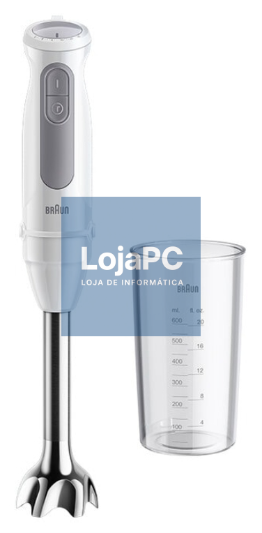 Braun MultiQuick 5 MQ 50001 M Batidora de inmersión 1000 W Cinzento, Branco