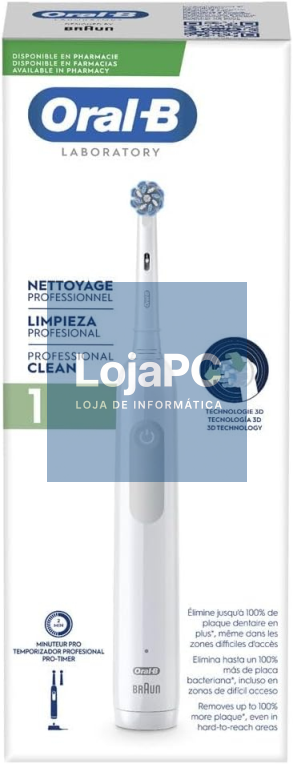 Braun Oral-B Lab Pro 1 Clean Adulto Escova dental oscilante Branco