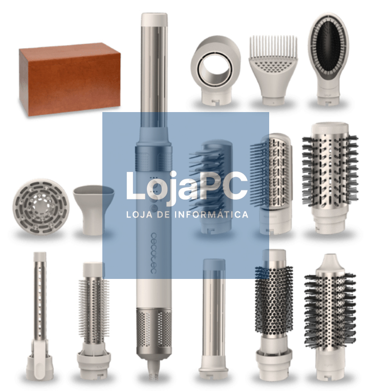 Cecotec Bamba CeramicCare 14in1 Ferramenta de peinado com múltiples acessórios Champán 1400 W 1,8 m