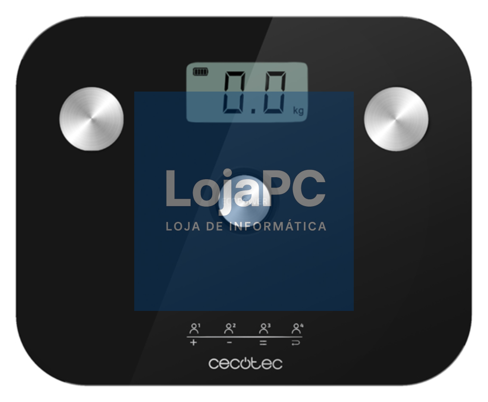 Cecotec Surface Precision EcoPower 10100 Full Healthy Plaza Preto Báscula personal electrónica