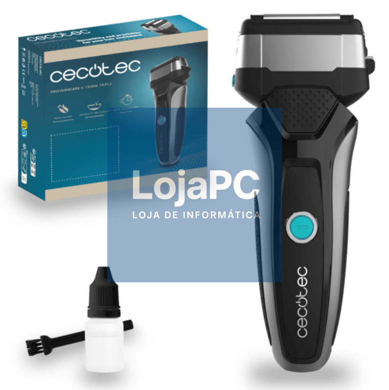 Cecotec PrecisionCare X-Trimm Triplo Máquina de afeitar de láminas Preto