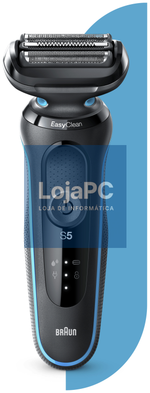 Braun Series 5 50-M1000s Máquina de afeitar de láminas Preto, Azul