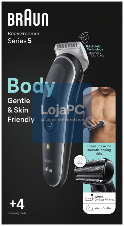 Braun BodyGroomer BG5360 Cinzento