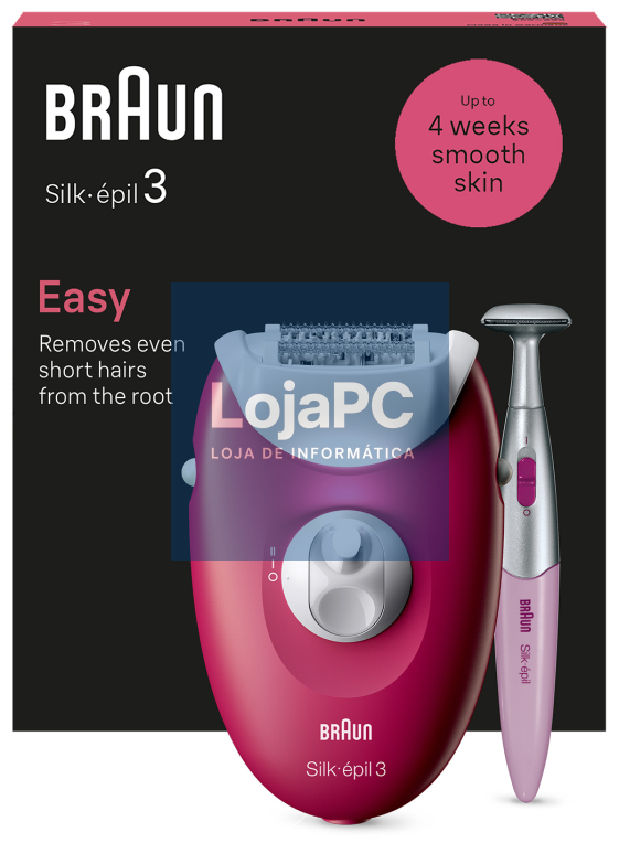 Braun Silk-épil 3 3-202 20 pinzas Fruta del bosque