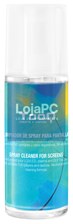 TooQ TQSC0016 kit de limpeza para computadora LCD/LED/Plasma, LCD/TFT/Plasma, Telefone telemóvel/smartphone, Ecrãs / Plásticos Pano seco y espray para limpeza de equipos 150 ml