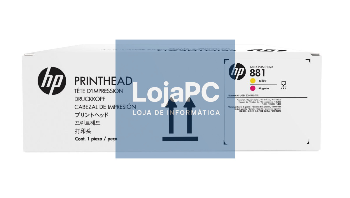 HP 881 Yellow and Magenta Printhead
