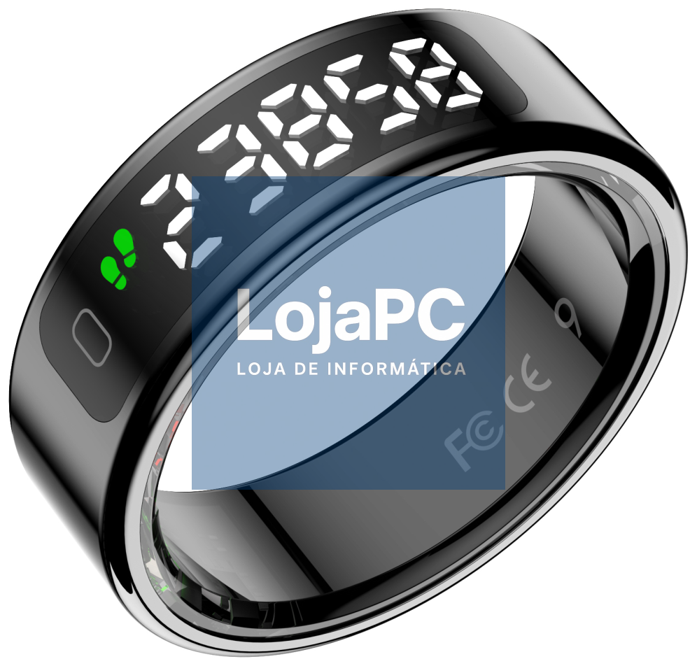 Leotec LESR01K08 rastreador de actividad LED Anillo inteligente rastreador de actividad IPX8 Preto