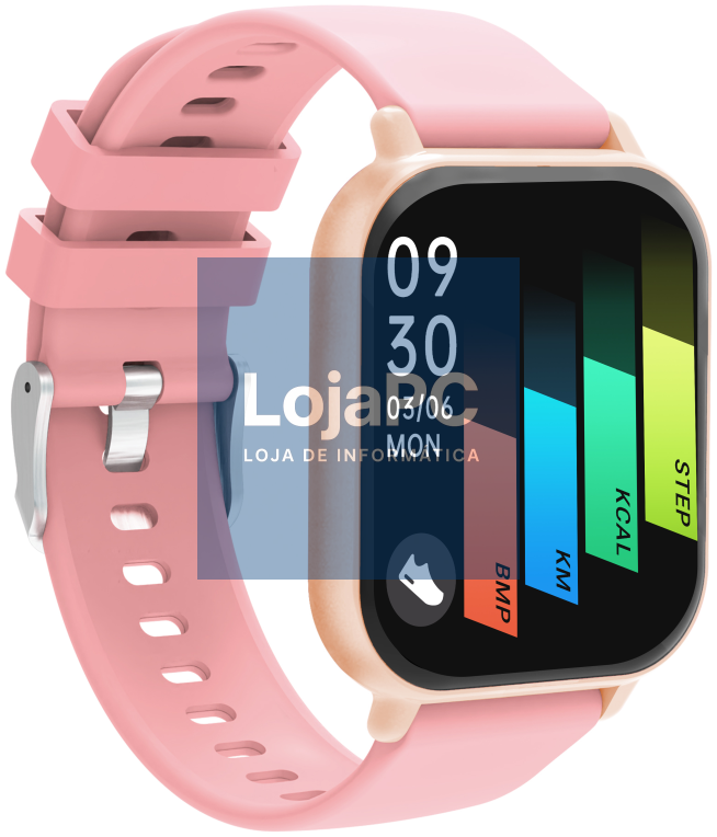 Denver SWC-176RO Relojes inteligentes y deportivos 4,6 cm (1.81") TFT Digital Ecrã táctil Rosa