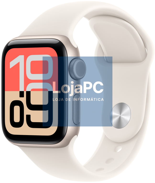 Apple Watch SE (3nd generation) OLED 40 mm Digital 324 x 394 Pixeles Ecrã táctil 5G Beige Wifi GPS (satélite)