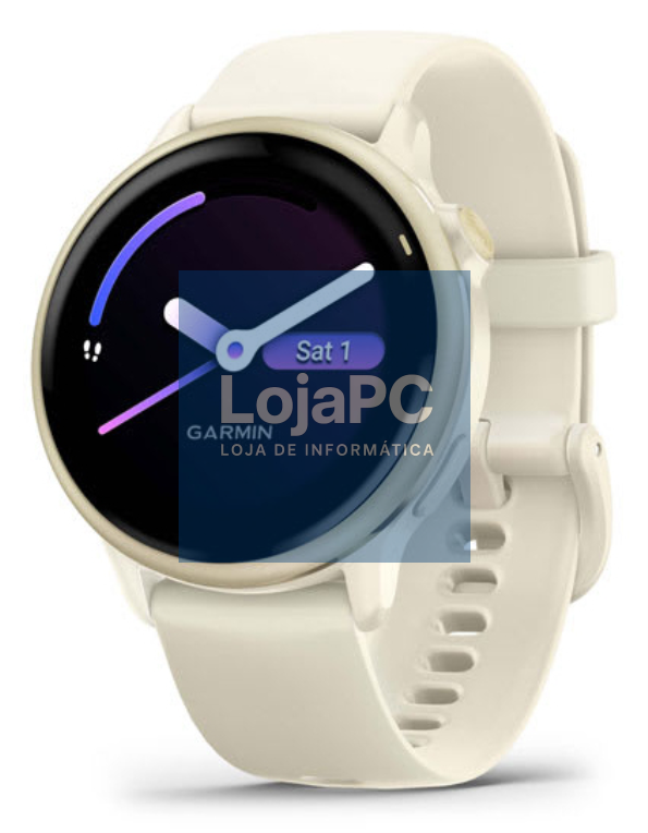 Garmin vívoactive 6 3,05 cm (1.2") AMOLED 42 mm Digital 390 x 390 Pixeles Ecrã táctil Branco Wifi GPS (satélite)