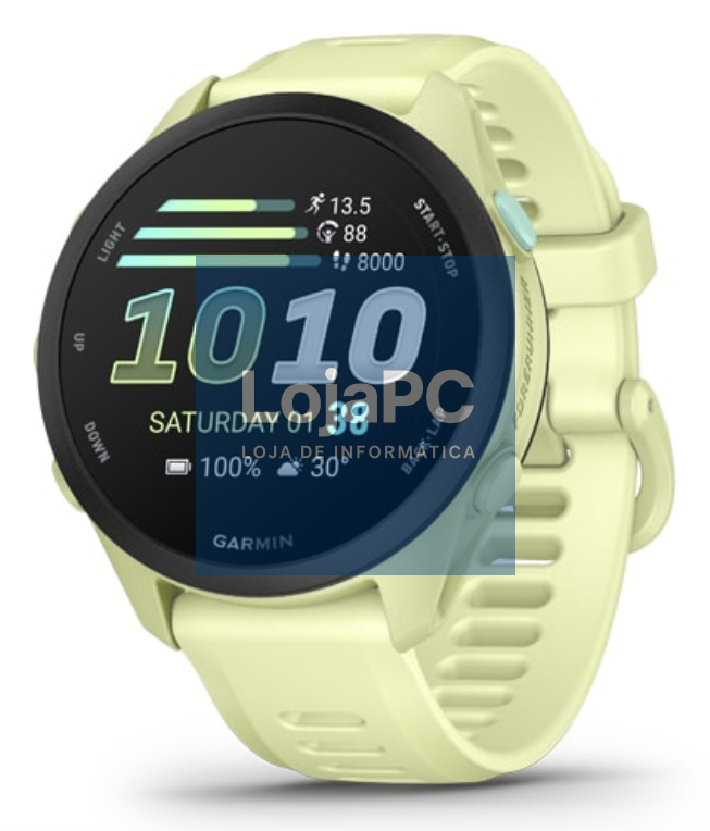 Garmin Forerunner 70 3,05 cm (1.2") AMOLED 43 mm Digital 390 x 390 Pixeles Ecrã táctil Cal GPS (satélite)