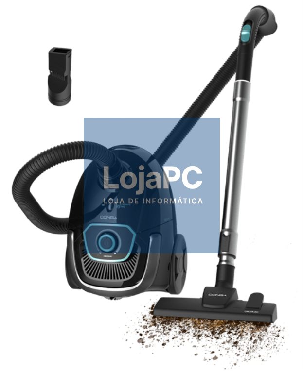 Cecotec Conga Powerbag 2500 Plus 2,5 L Aspiradora de tambor Secar 850 W Bolsa para el polvo
