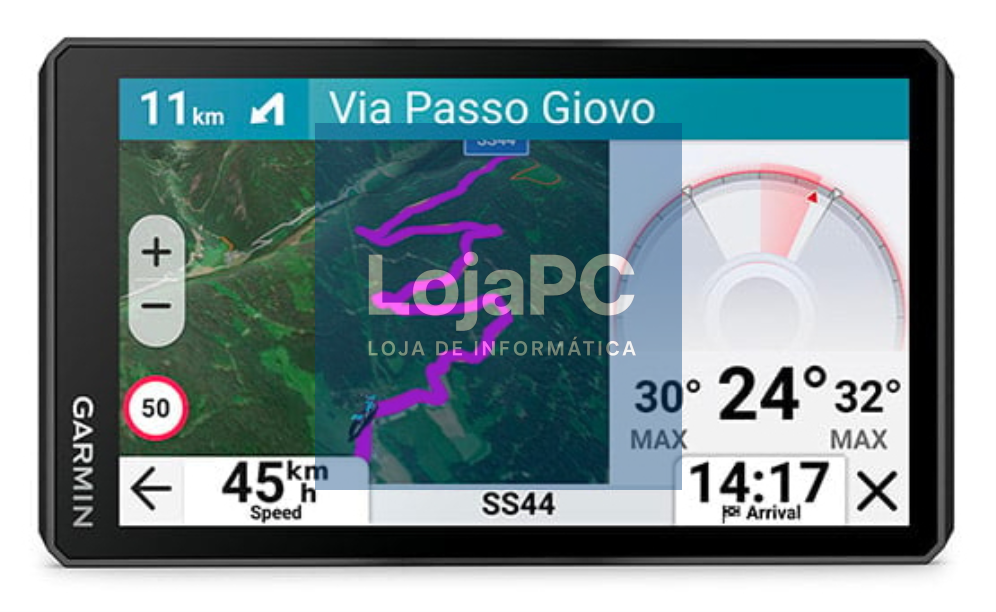 Garmin zumo XT3 navegador Fixo 11,9 cm (4.7") TFT Ecrã táctil 190 g Preto