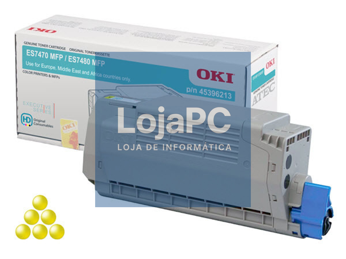 Toner OKI Amarelo 11,5k - ES7470/ES7480