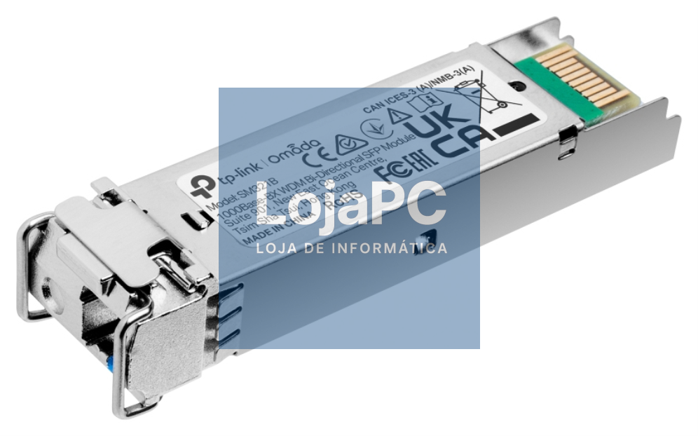 TP-Link Omada SM321B red modulo transceptor Fibra óptica 1250 Mbit/s SFP