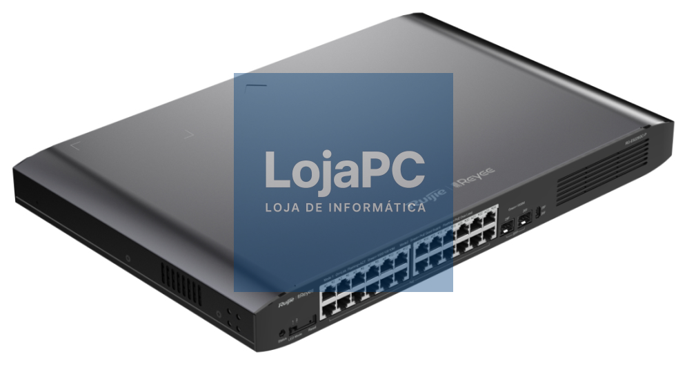 Ruijie Networks RG-ES226GC-P switch Gerido L2 Gigabit Ethernet (10/100/1000) Energia sobre Ethernet (PoE) Preto