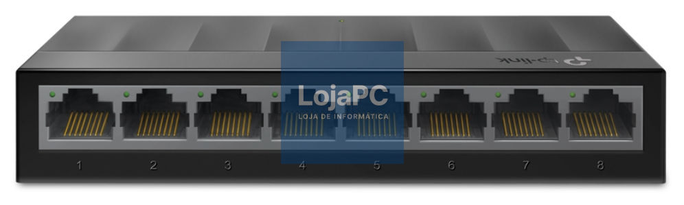 TP-Link LS1008G switch No administrado Gigabit Ethernet (10/100/1000) Preto