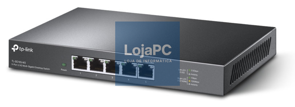 TP-Link TL-SG105-M2 switch No administrado 2.5G Ethernet (100/1000/2500) Preto