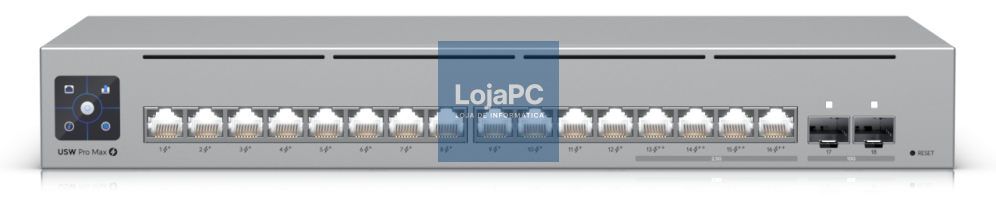Ubiquiti Pro Max 16 PoE Gerido L3 Gigabit Ethernet (10/100/1000) Energia sobre Ethernet (PoE) Cinzento