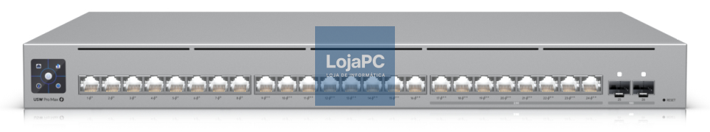 Ubiquiti USW-Pro-Max-24-PoE L3 2.5G Ethernet (100/1000/2500) Energia sobre Ethernet (PoE) Cinzento