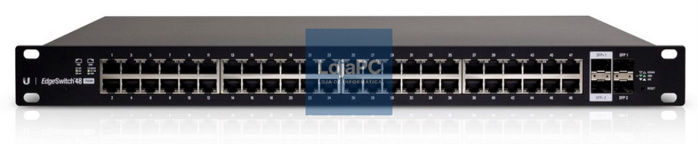 Ubiquiti ES-48-500W switch Gerido L2/L3 Gigabit Ethernet (10/100/1000) Energia sobre Ethernet (PoE) 1U Preto