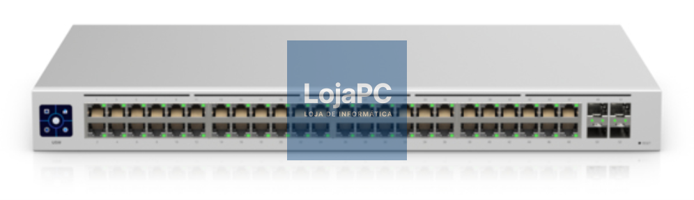Ubiquiti UniFi USW-48 switch Gerido L2 Gigabit Ethernet (10/100/1000) Prateado