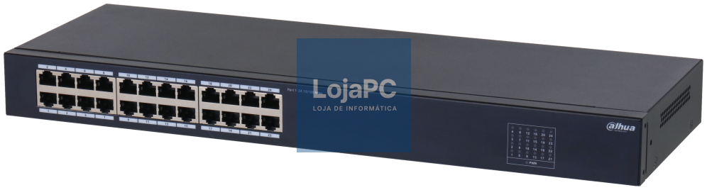 Dahua Technology SF1024 No administrado L2 Fast Ethernet (10/100) Preto
