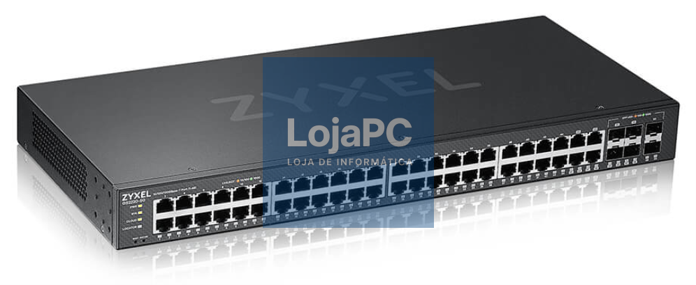 Zyxel GS2220-50-EU0101F switch Gerido L2 Gigabit Ethernet (10/100/1000) Preto