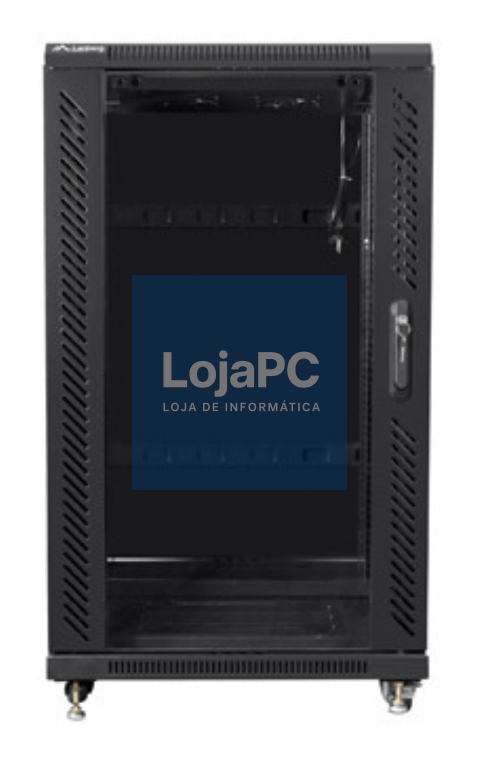 Lanberg FF01-6622-12B armário rack 22U Rack o bastidor independiente Preto