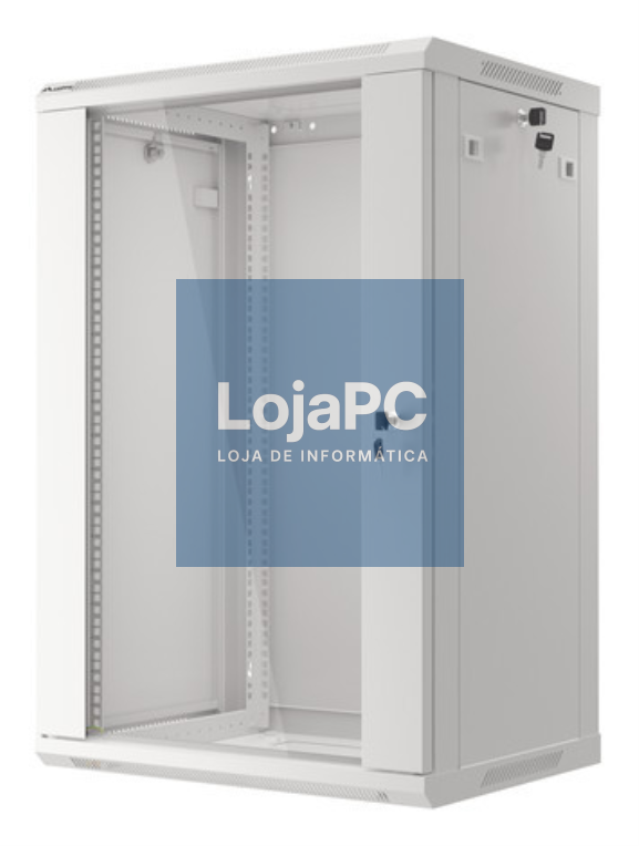 Lanberg WF01-6418-10S armário rack 18U Bastidor de parede Cinzento